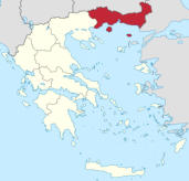 Carte Macedoine Est et Thrace